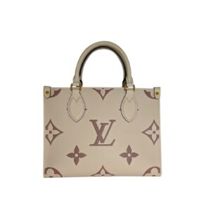 Louis Vuitton Empreinte Monogram Giant Onthego PM M45654 Creme Bois De Rose