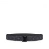 Louis Vuitton M0449U LV Initiales 40mm Matte Black Belt Louis Vuitton M0449U LV Initiales 40mm Matte Black Belt