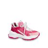 Louis Vuitton LV Run 55 Sneaker Monogram Flowers Pink 1AB3C8 Louis Vuitton LV Run 55 Sneaker Monogram Flowers Pink 1AB3C8