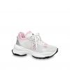 Louis Vuitton LV Run 55 Sneaker Monogram Flowers Pink 1ABVI8 Louis Vuitton LV Run 55 Sneaker Monogram Flowers Pink 1ABVI8