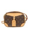 Louis Vuitton LV Trainer Sneaker Velcro strap Monogram denim Beige 1A9ZC0