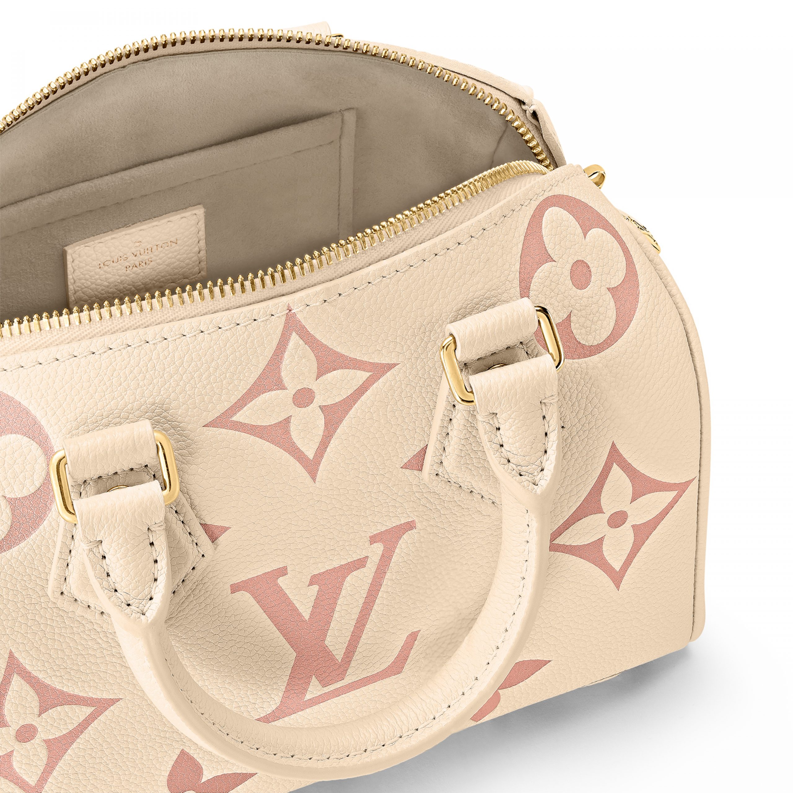 Louis Vuitton M46397 Speedy Bandoulière 20 Bicolor Monogram Empreinte Leather - Image 5