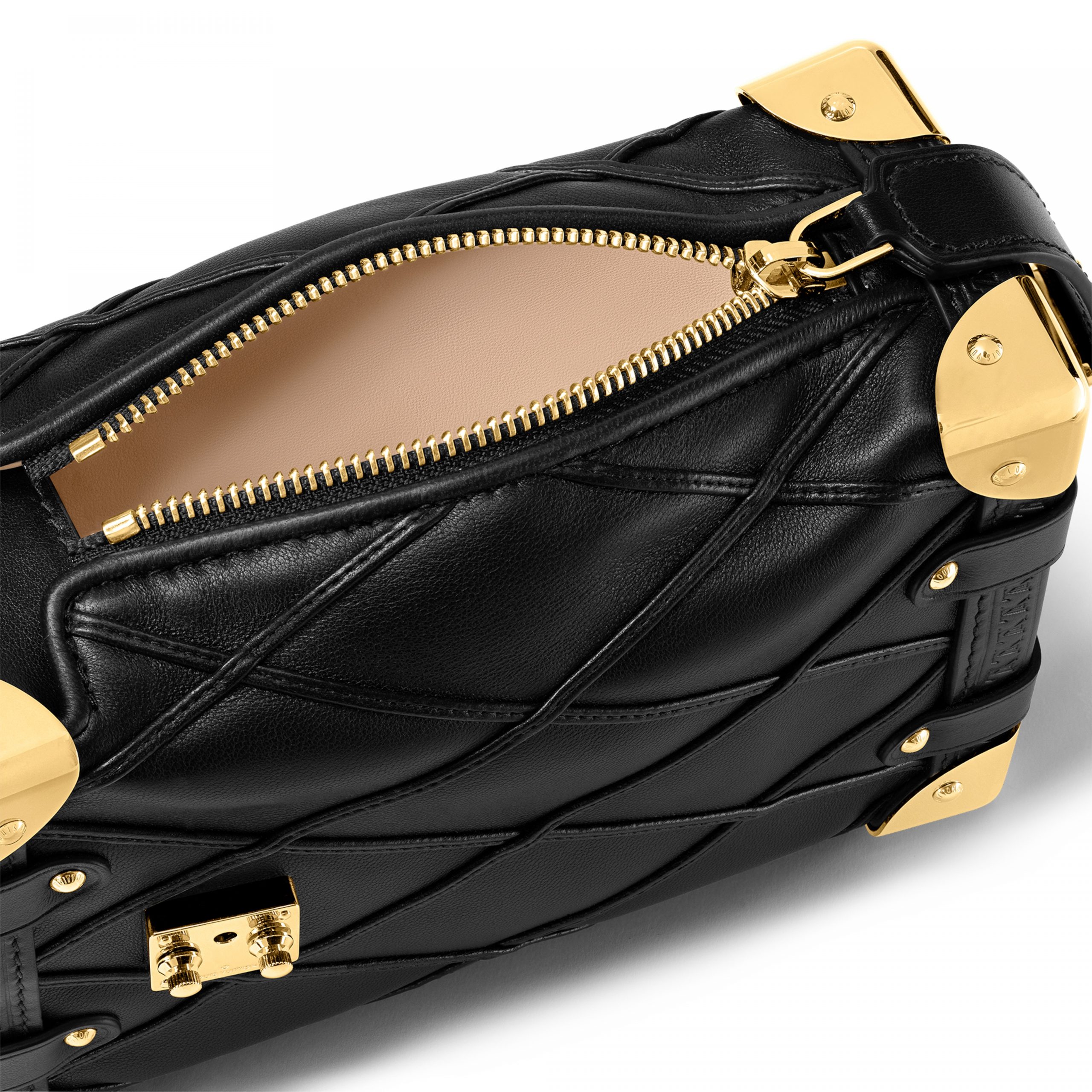 Louis Vuitton M83030 Side Trunk PM Malletage Black - Image 6